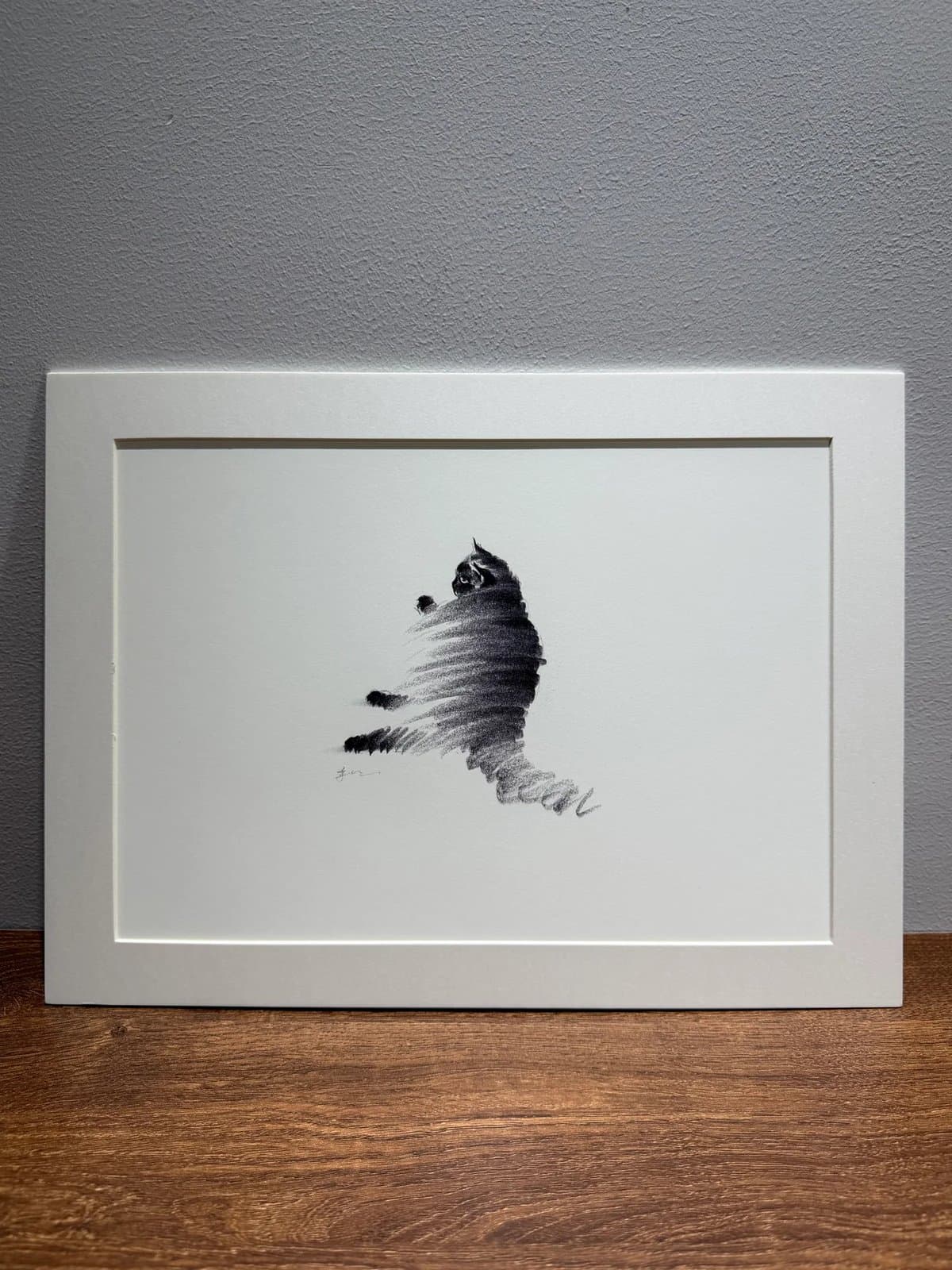 Lazy Cat painting by Shou Xin